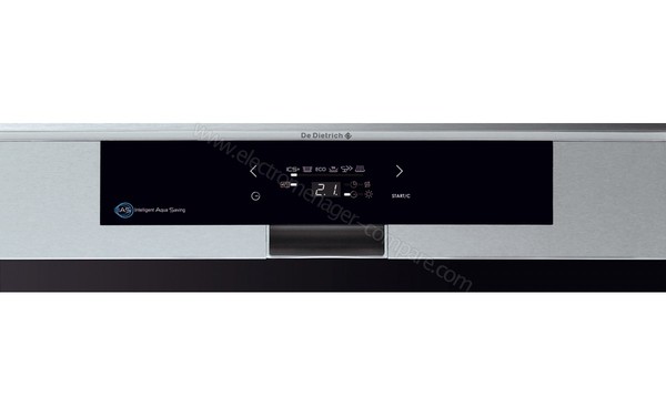 DE DIETRICH DVH1245X - Panneau de commande