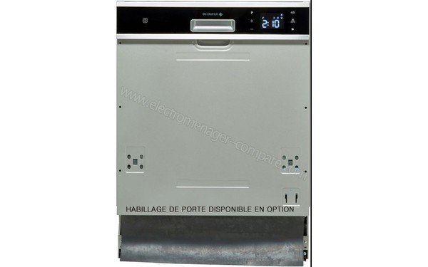 DE DIETRICH DVH1342B - Vue de face (cr&eacute;dit : Boulanger)