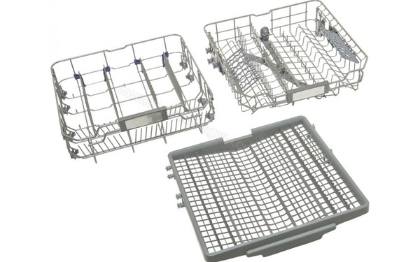 DE DIETRICH DVH1342B - Vue des paniers (cr&eacute;dit : Boulanger)