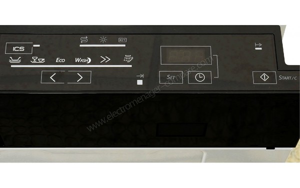 DE DIETRICH DVH938JE1 - Panneau de commandes (cr&eacute;dit : Darty)