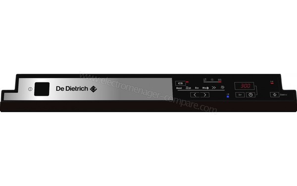 DE DIETRICH DVH938JE1 - Panneau de commandes (cr&eacute;dit : Boulanger)