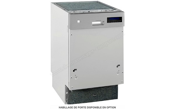DE DIETRICH DVY1310X - Vue 3/4 gauche (cr&eacute;dit : Darty)