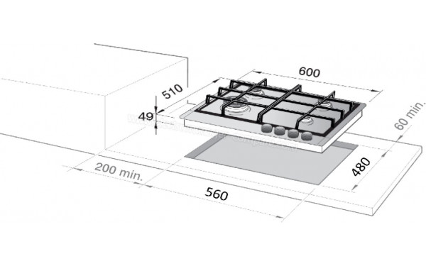 DELONGHI NSL 460 X BE - Dimensions