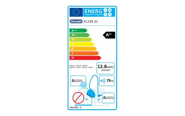 DELONGHI XL135.21 - &Eacute;tiquette &eacute;nergie