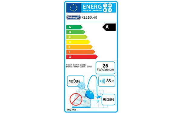 DELONGHI XL150.40 - &Eacute;tiquette &eacute;nergie