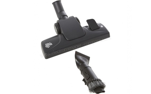 DIRT DEVIL REBEL23HE - Brosse double position et accessoire 3en1 (cr&eacute;dit : Boulanger)