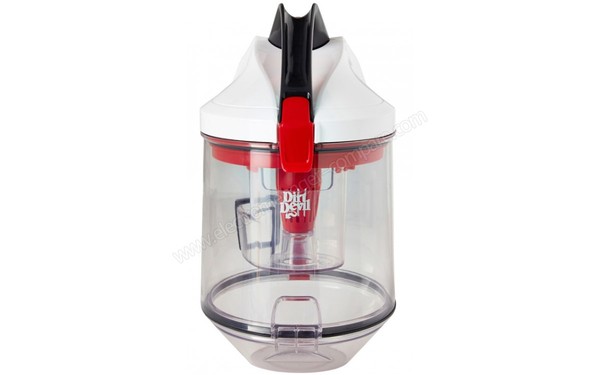 DIRT DEVIL REBEL25HE - Vue du r&eacute;servoir  (cr&eacute;dit : Boulanger)