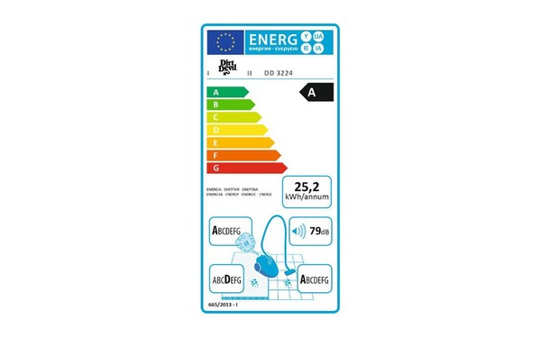 DIRT DEVIL DD3224 - &Eacute;tiquette &eacute;nergie