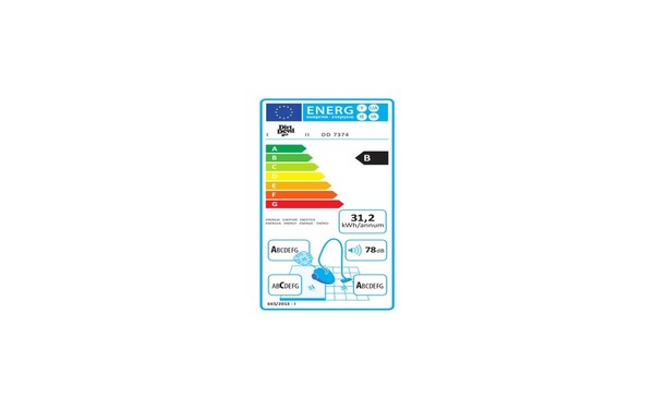 DIRT DEVIL DD7374-1 - &Eacute;tiquette &eacute;nergie