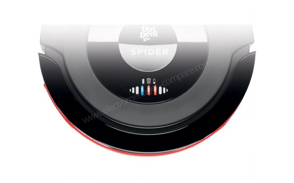DIRT DEVIL M607 Spider - Vue du dessus (cr&eacute;dit : Boulanger)
