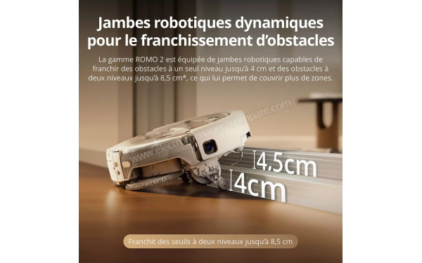 DJI Romo A2 Water Tank - Jambes robotiques dynamiques pour le franchissement d'obstacles