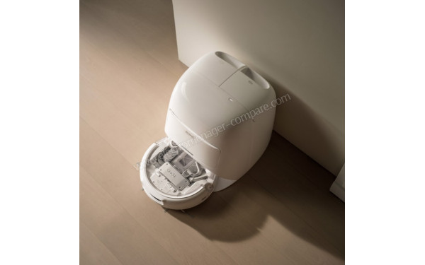 DJI Romo A Water Tank - Vue de dessus sur la station de chargement