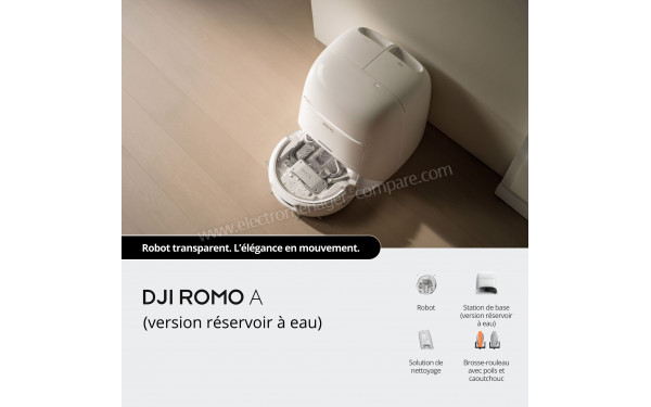 DJI Romo A Water Tank - Mise en situation