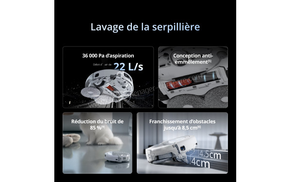 DJI Romo P2 Clean More Combo - Lavage de la serpilli&egrave;re