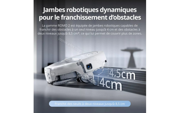 DJI Romo P2 Water Tank - Jambes robotiques dynamiques pour le franchissement d'obstacles