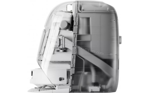 DJI Romo P Water Tank - Vue de profil sur la station de chargement