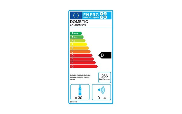 DOMETIC ACI-DOM335 - &Eacute;tiquette &eacute;nergie