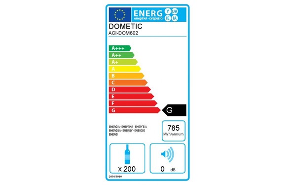 DOMETIC ACI-DOM602 - &Eacute;tiquette &eacute;nergie