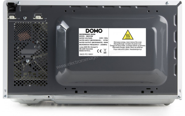 DOMO DO3120 - Vue de l'arri&egrave;re