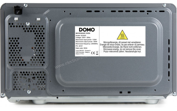 DOMO DO3420 - Vue de l'arri&egrave;re