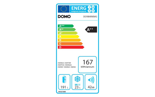 DOMO DO984RKMG - &Eacute;tiquette &eacute;nergie