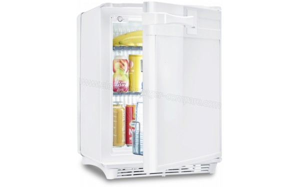 DOMETIC DS400 Blanc - Vue 3/4 gauche porte ouverte