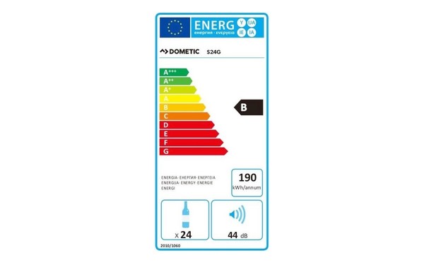 DOMETIC S24G - &Eacute;tiquette &eacute;nergie