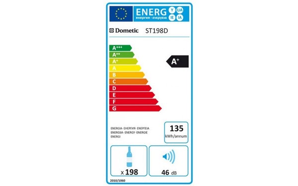 DOMETIC ST198D - &Eacute;tiquette &eacute;nergie