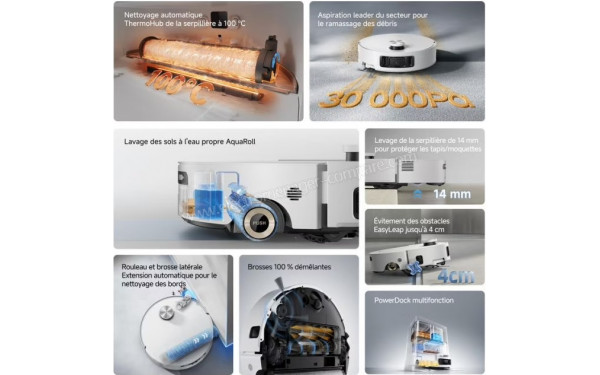 DREAME Aqua10 Roller AE Blanc - Mise en situation
