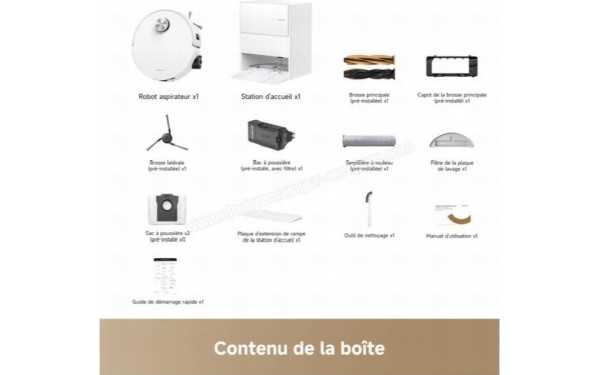 DREAME Aqua10 Roller AE Blanc - Accessoires