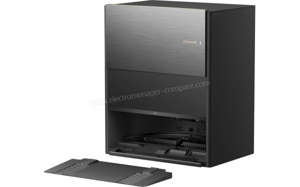 DREAME Aqua10 Roller Noir - Vue de la station de chargement