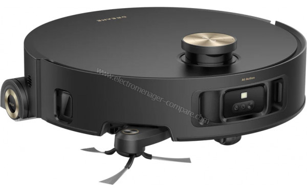 DREAME Aqua10 Roller Noir - Vue 3/4 gauche