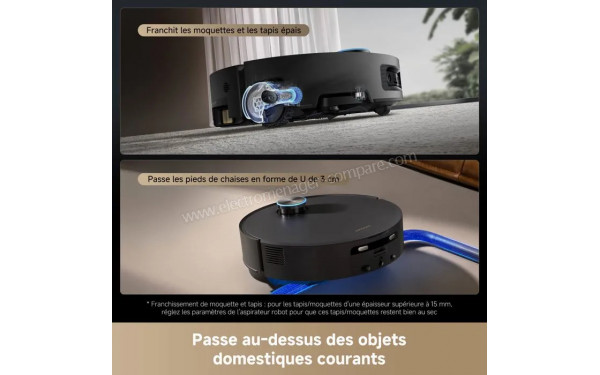 DREAME Aqua10 Ultra Track Complete Noir - Mise en situation