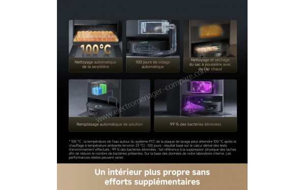 DREAME Aqua10 Ultra Track Complete Noir - Mise en situation