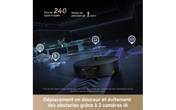 DREAME Aqua10 Ultra Track Complete Noir - Mise en situation