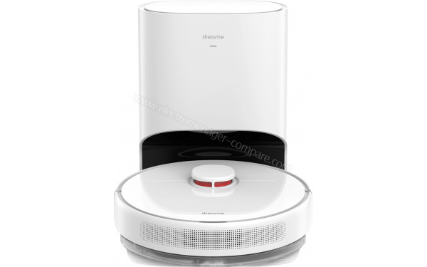 DREAME D10 Plus Blanc - Vue sur base de chargement de face