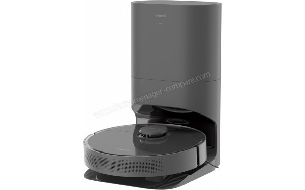 DREAME D10s Plus Noir - Vue sur base de chargement 3/4 droite