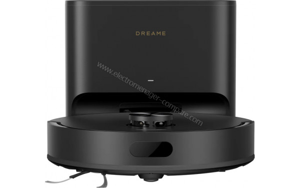 DREAME D20 Air Plus Noir - Vue de face sur la station de chargement