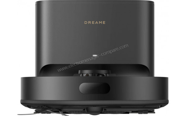 DREAME D20 Air Plus Noir - Vue de face sur la station de chargement