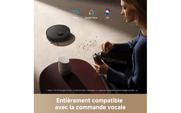 DREAME D20 Noir - Compatible avec la commande vocale