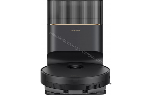 DREAME D20 Pro Plus Noir - Vue de face sur la base de chargement