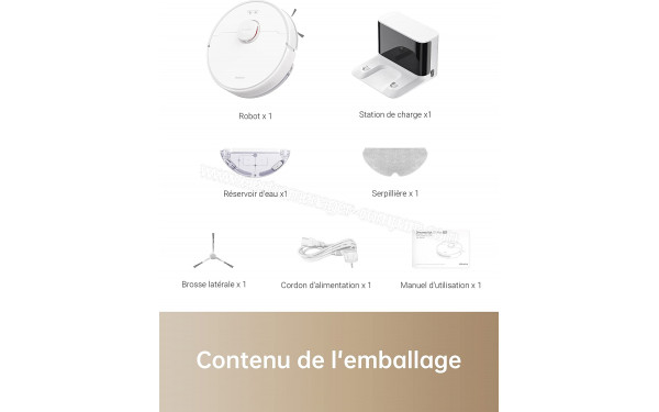 DREAME D9 Max Blanc - Vue d'ensemble