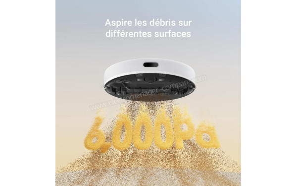 DREAME D9 Max Gen 2 Blanc - Puissance d'aspiration
