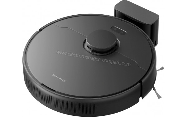 DREAME D9 Max Gen 2 Noir - Vue de 3/4 droite sur la base de chargement