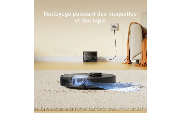 DREAME D9 Max Gen 2 Noir - Nettoyage puissant des moquettes et tapis