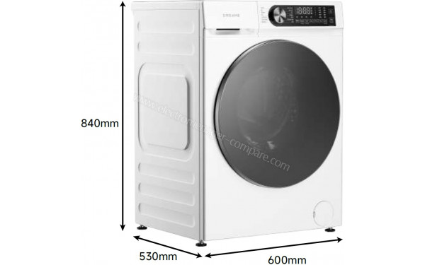 DREAME DWF10S60WAEU - Dimensions