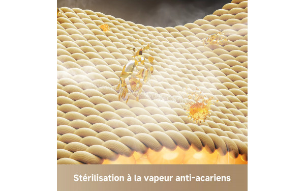 DREAME DWF10S60WAEU - St&eacute;rilisation &agrave; la vapeur anti-acariens