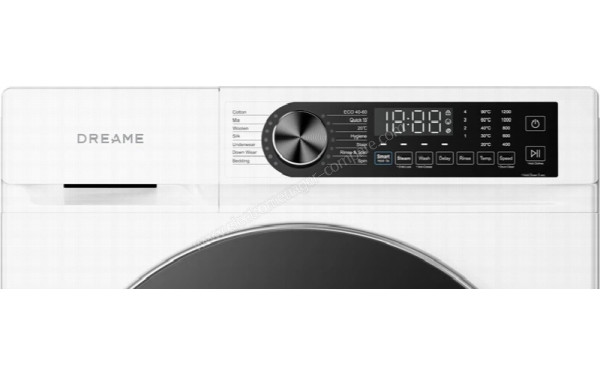 DREAME DWF12S70WAEU - Panneau de commandes