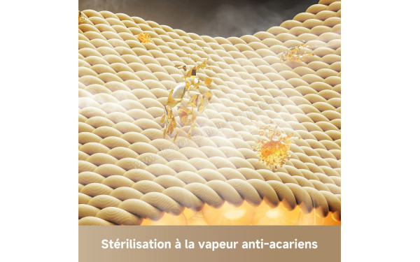 DREAME DWF12S70WAEU - St&eacute;rilisation &agrave; la vapeur anti-acariens
