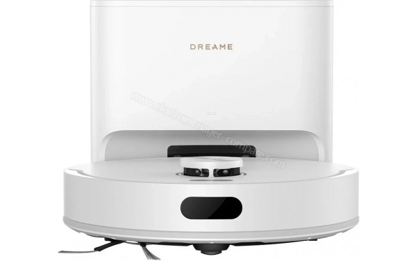 DREAME F20 Plus Blanc - Vue de face sur la base de chargement